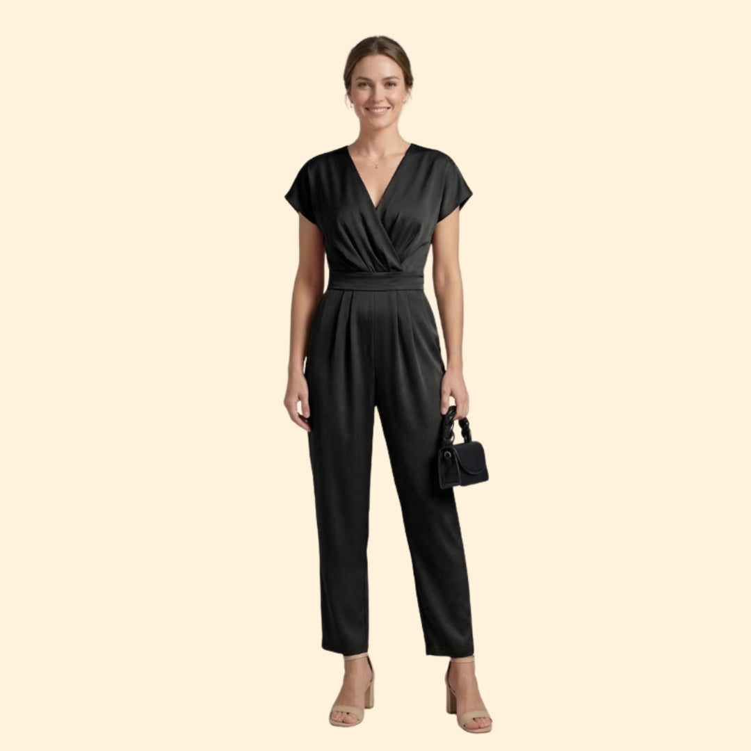 Women’s Relaxed Jumpsuit with Tapered Legs