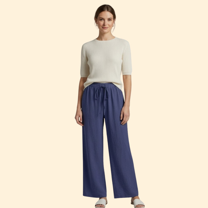 Women’s Relaxed Pants with Adjustable Waistband