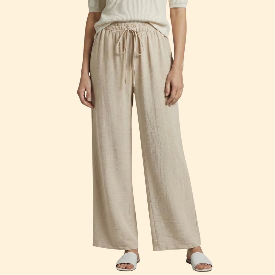 Women’s Relaxed Pants with Adjustable Waistband