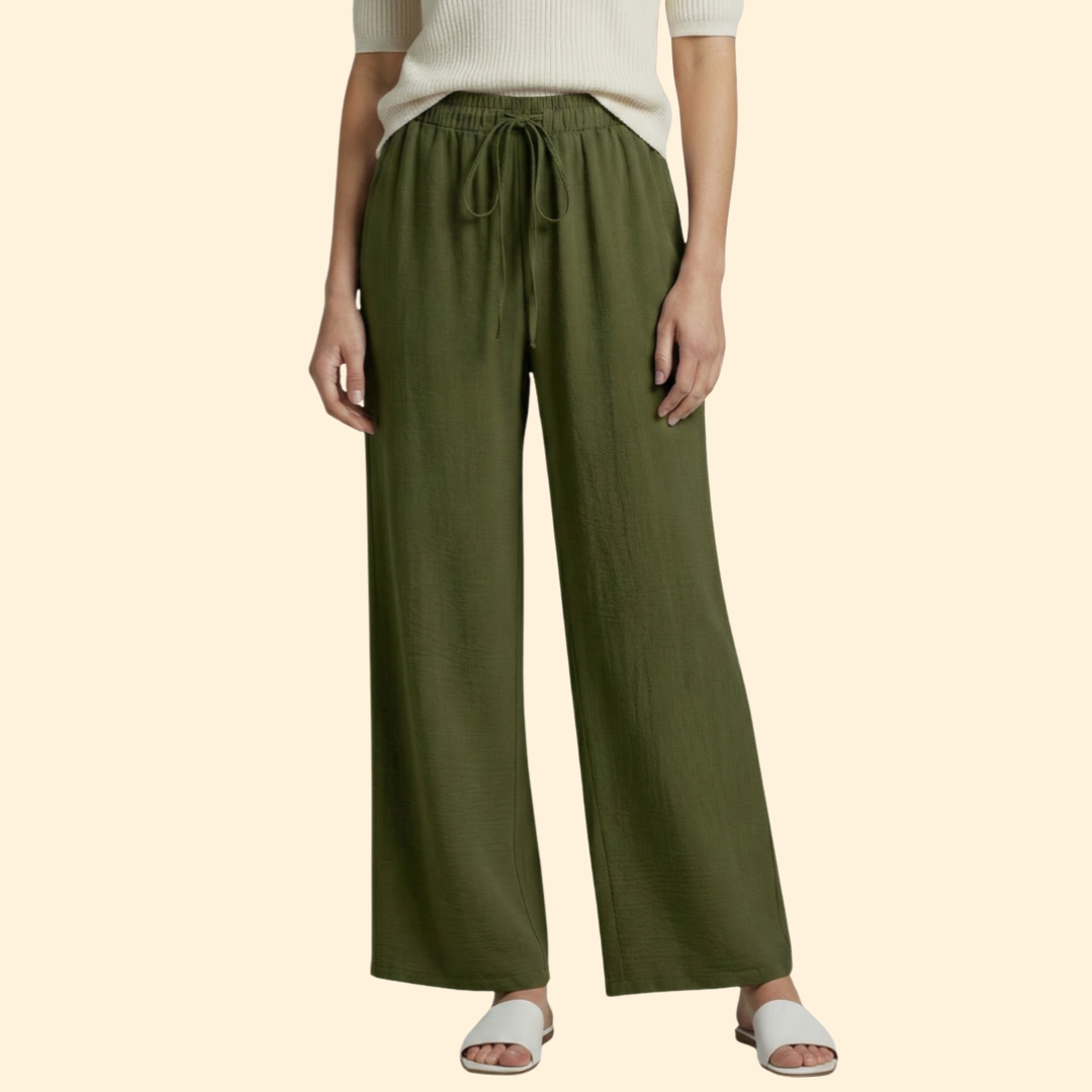 Women’s Relaxed Pants with Adjustable Waistband
