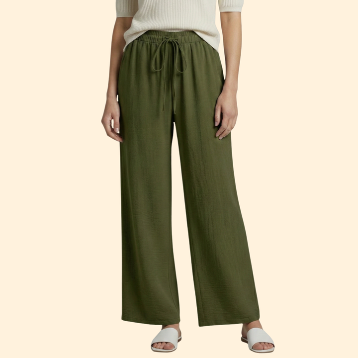 Women’s Relaxed Pants with Adjustable Waistband
