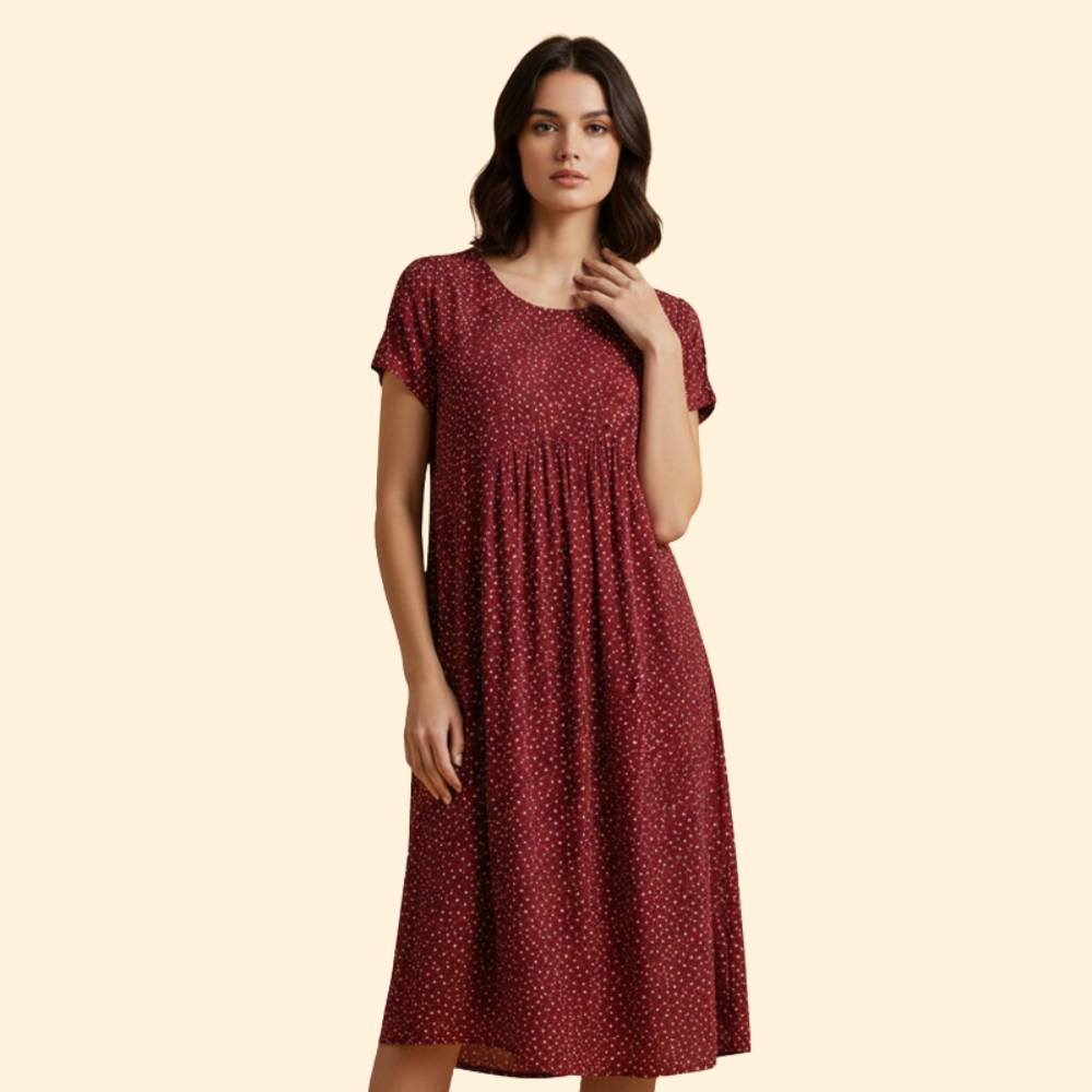 Women’s Relaxed Round Neck Dress