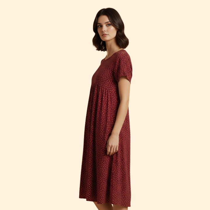 Women’s Relaxed Round Neck Dress