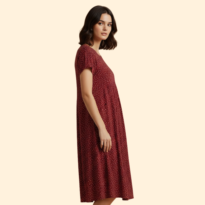 Women’s Relaxed Round Neck Dress