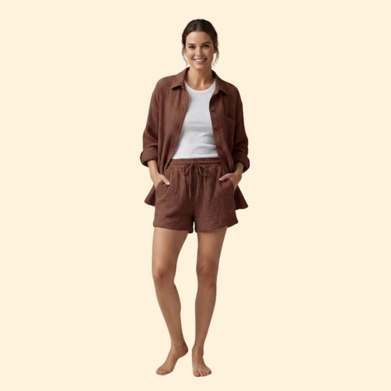 Women’s Relaxed Set with Oversized Shirt