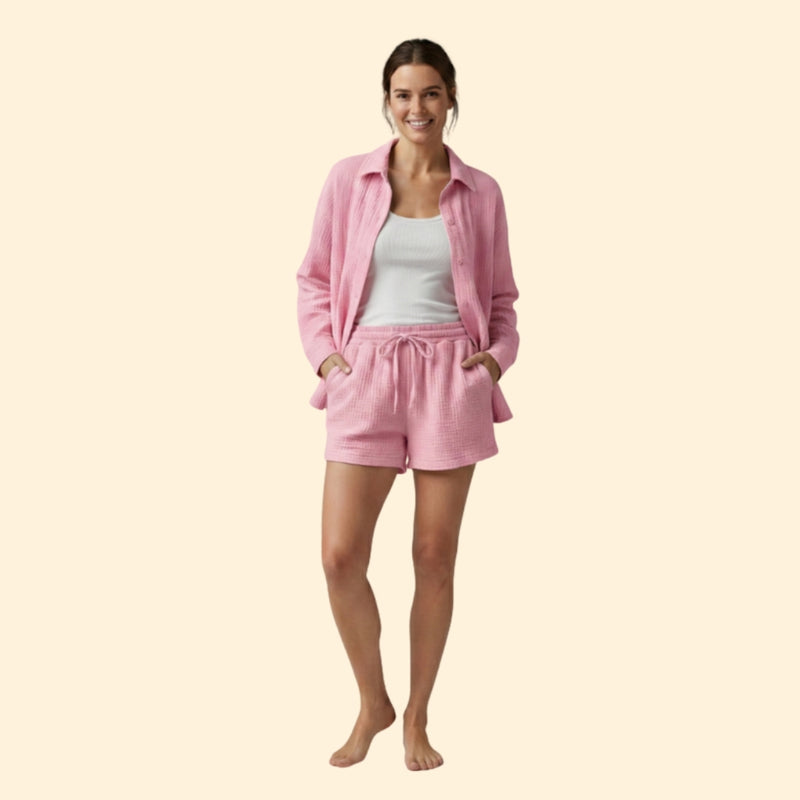 Women’s Relaxed Set with Oversized Shirt