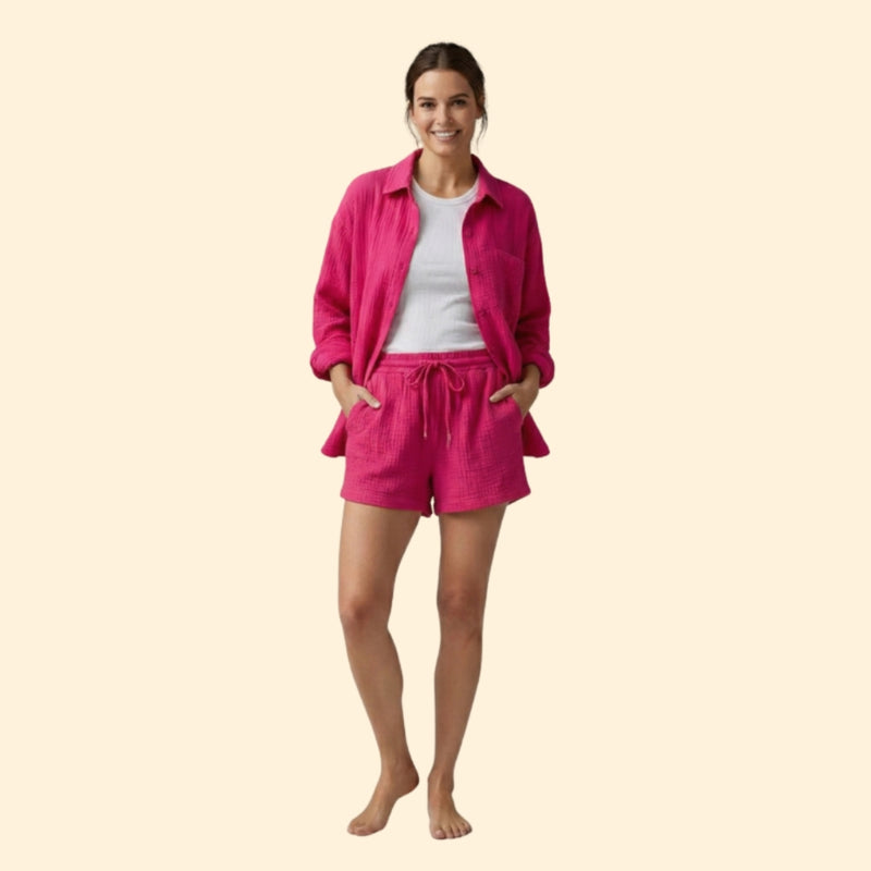 Women’s Relaxed Set with Oversized Shirt
