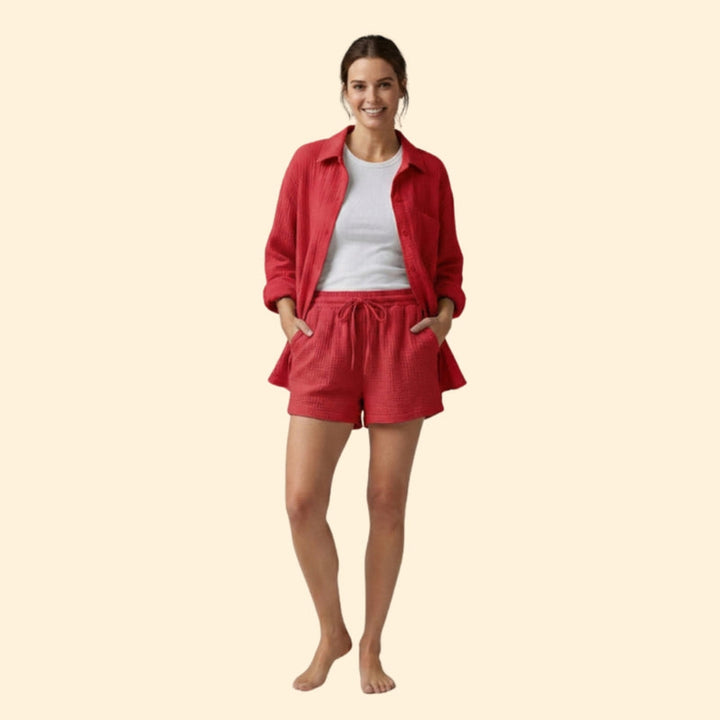 Women’s Relaxed Set with Oversized Shirt