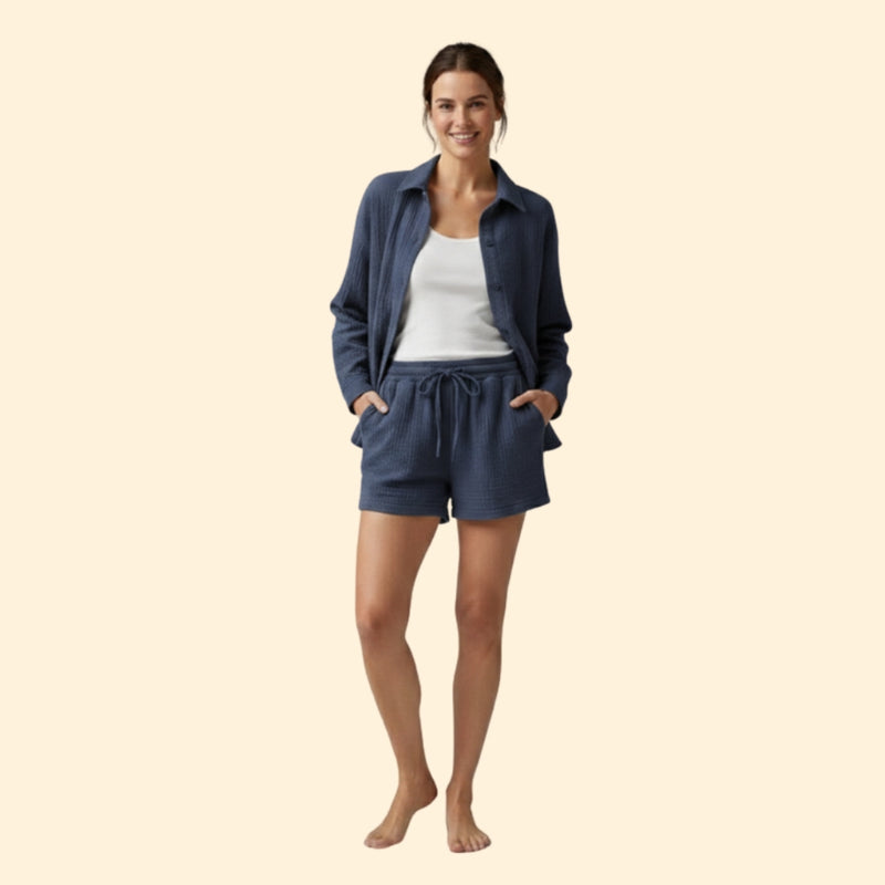 Women’s Relaxed Set with Oversized Shirt