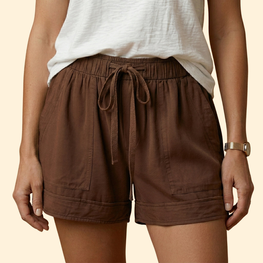 Women’s Relaxed Shorts with Drawstring