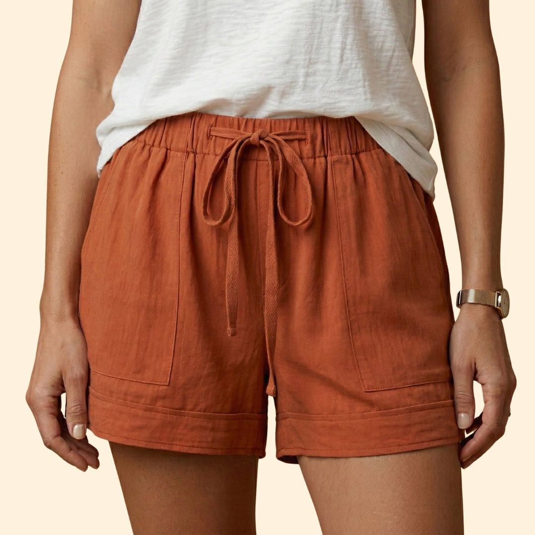 Women’s Relaxed Shorts with Drawstring