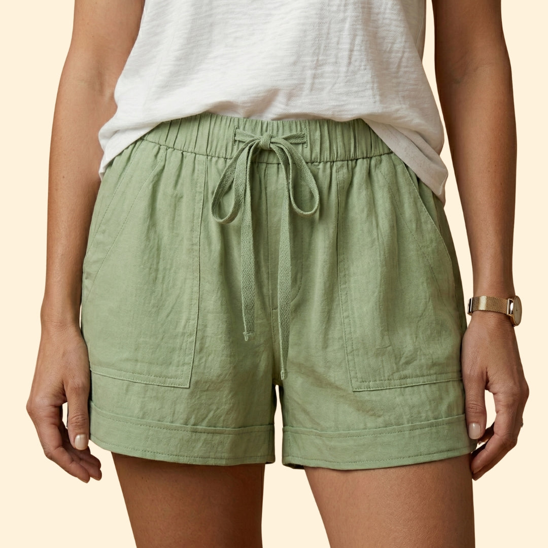 Women’s Relaxed Shorts with Drawstring