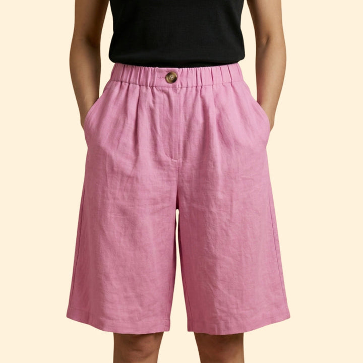Women’s Relaxed Shorts with Elastic Waistband