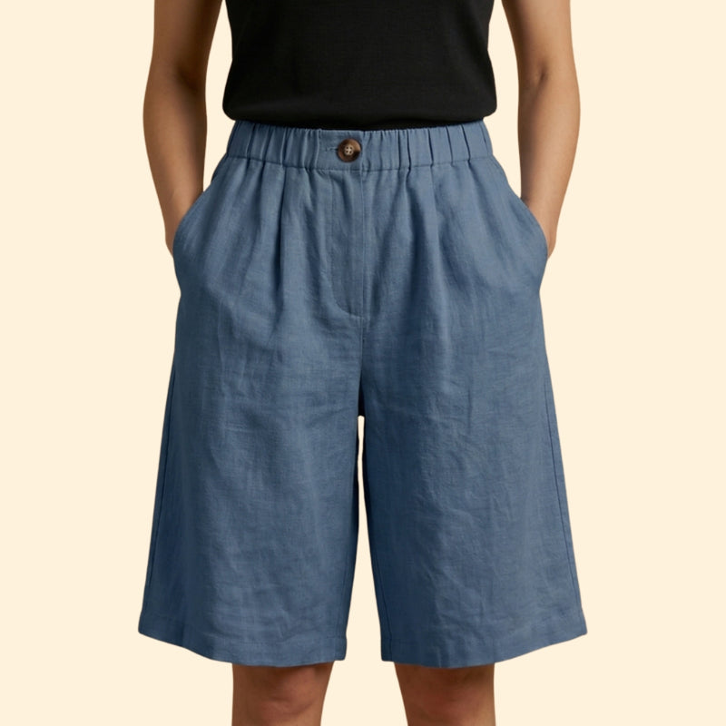 Women’s Relaxed Shorts with Elastic Waistband