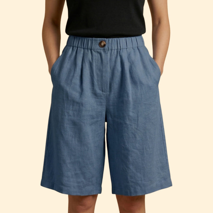 Women’s Relaxed Shorts with Elastic Waistband