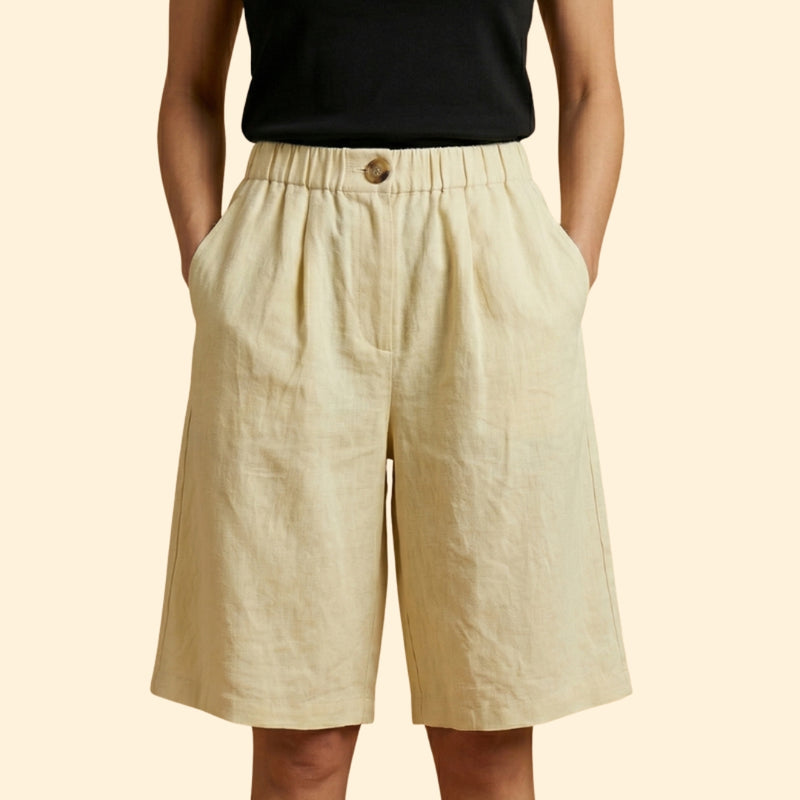Women’s Relaxed Shorts with Elastic Waistband