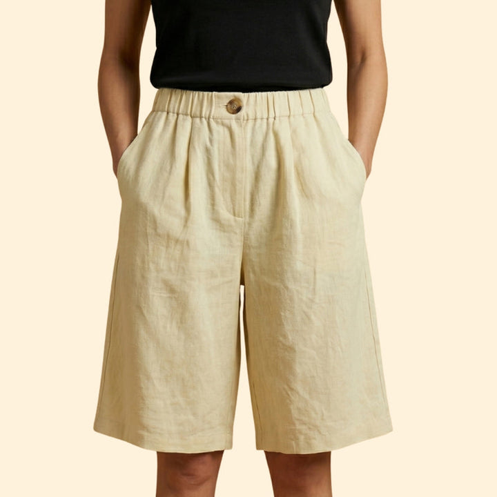 Women’s Relaxed Shorts with Elastic Waistband