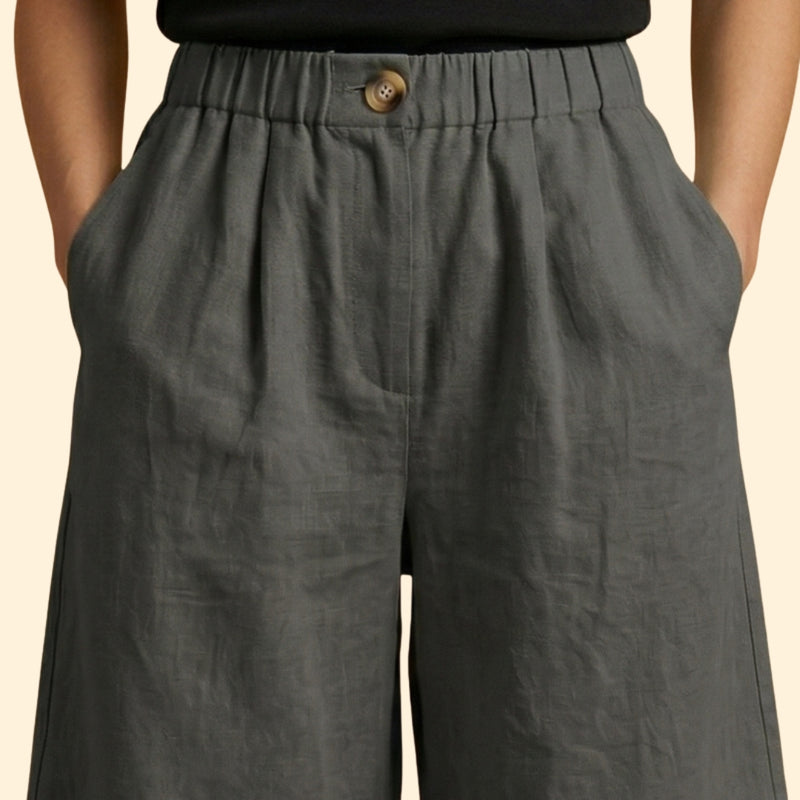 Women’s Relaxed Shorts with Elastic Waistband