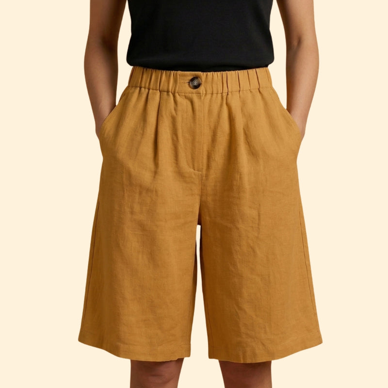 Women’s Relaxed Shorts with Elastic Waistband