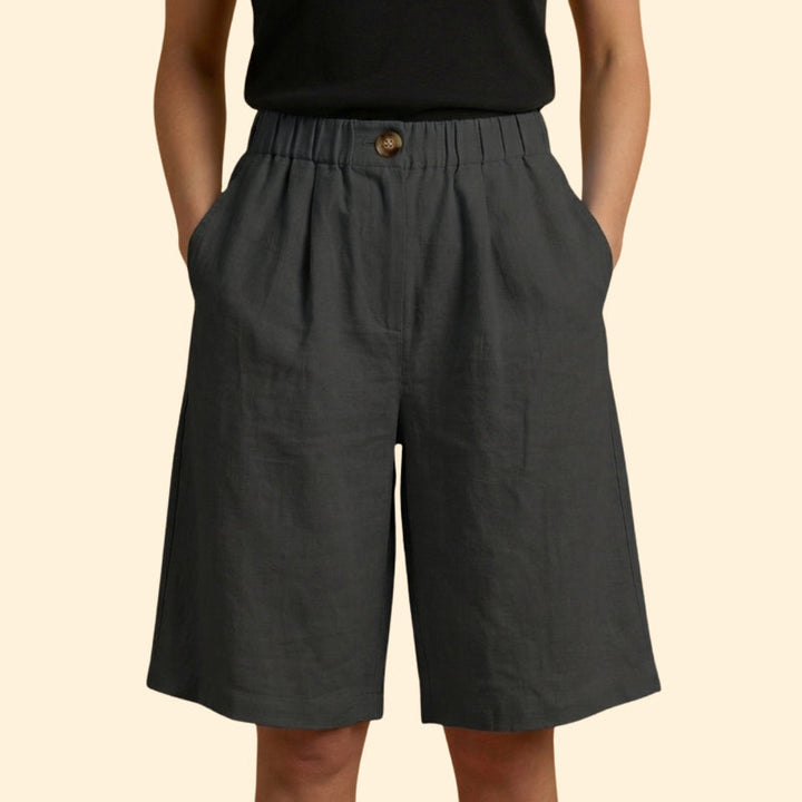 Women’s Relaxed Shorts with Elastic Waistband