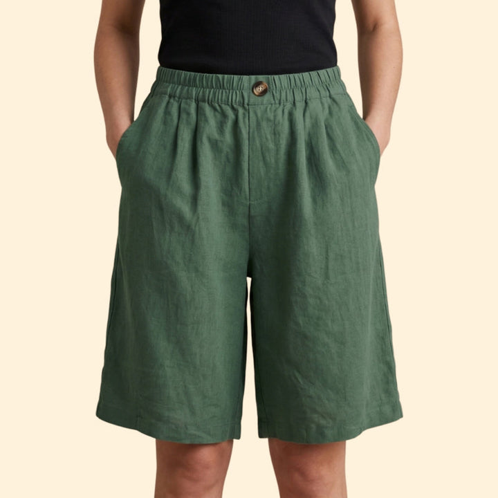 Women’s Relaxed Shorts with Elastic Waistband