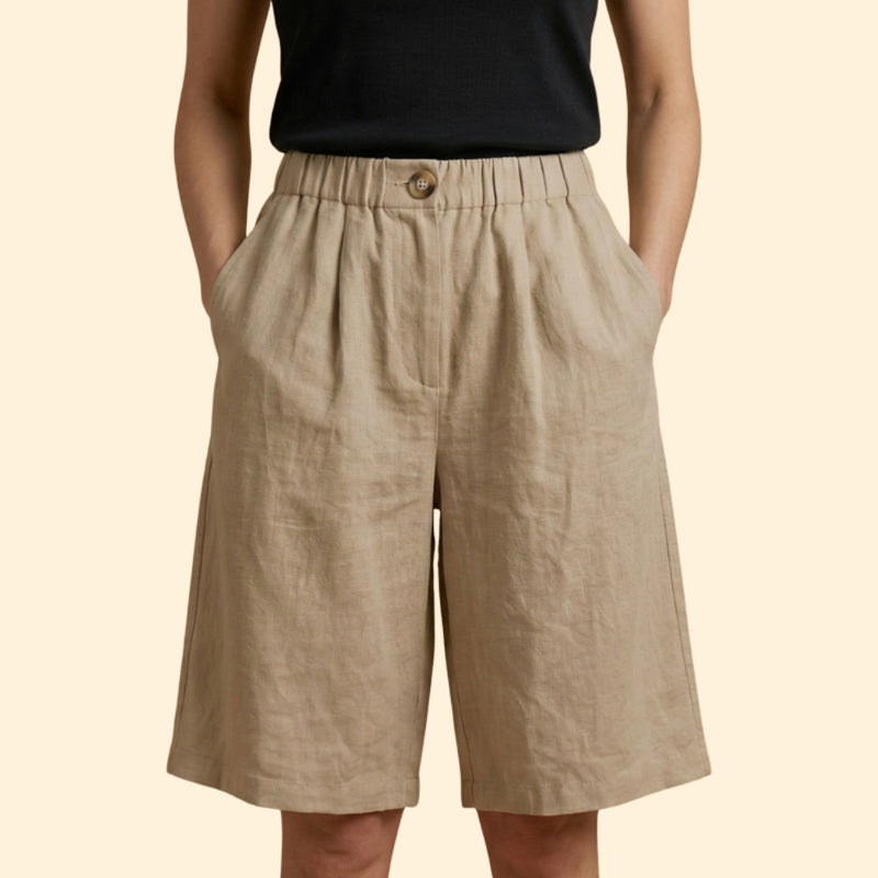 Women’s Relaxed Shorts with Elastic Waistband