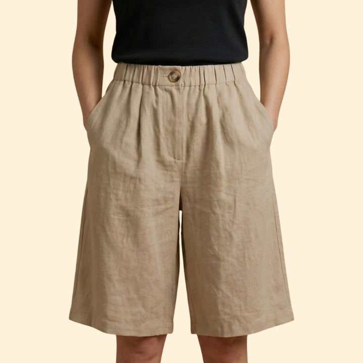 Women’s Relaxed Shorts with Elastic Waistband