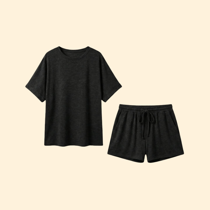 Women’s Relaxed Top with Elastic Waist Shorts