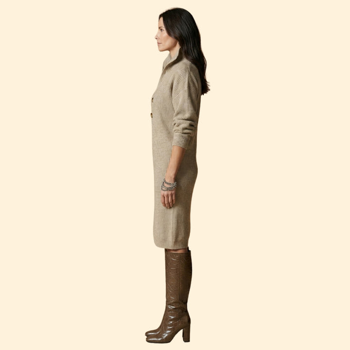 Women's Ribbed Sweater Dress