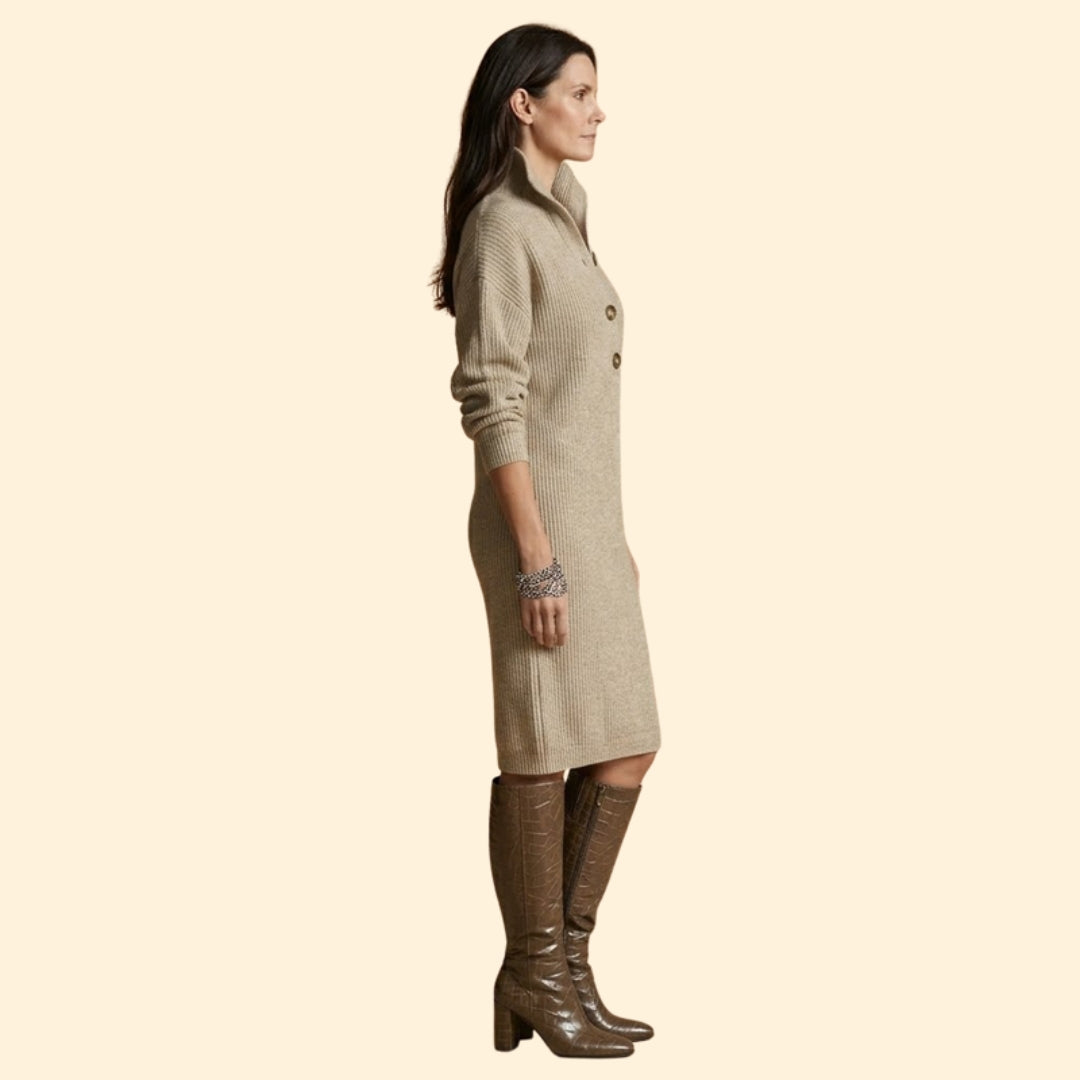 Women's Ribbed Sweater Dress