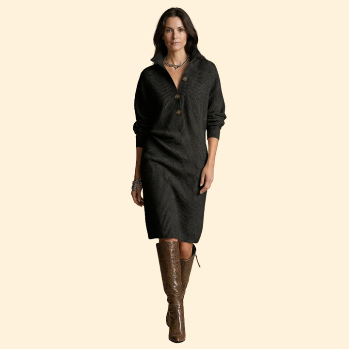 Women's Ribbed Sweater Dress