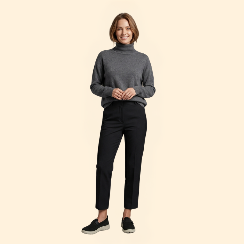 Women’s Round Toe Loafers with Textured Sole