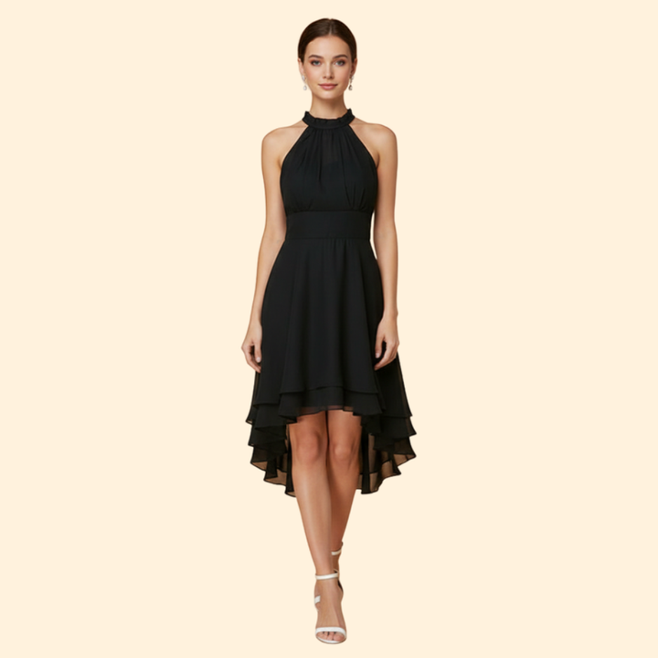 Women’s Ruffled Chiffon Dress