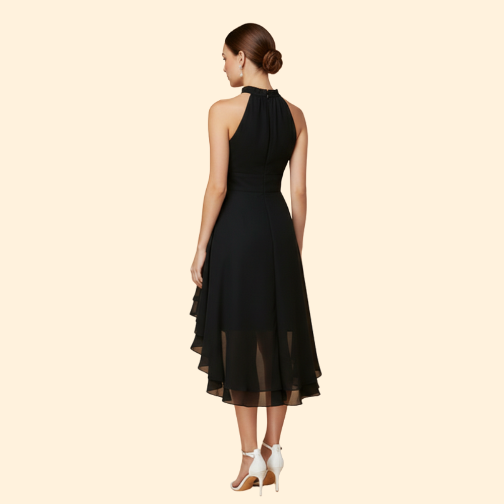 Women’s Ruffled Chiffon Dress