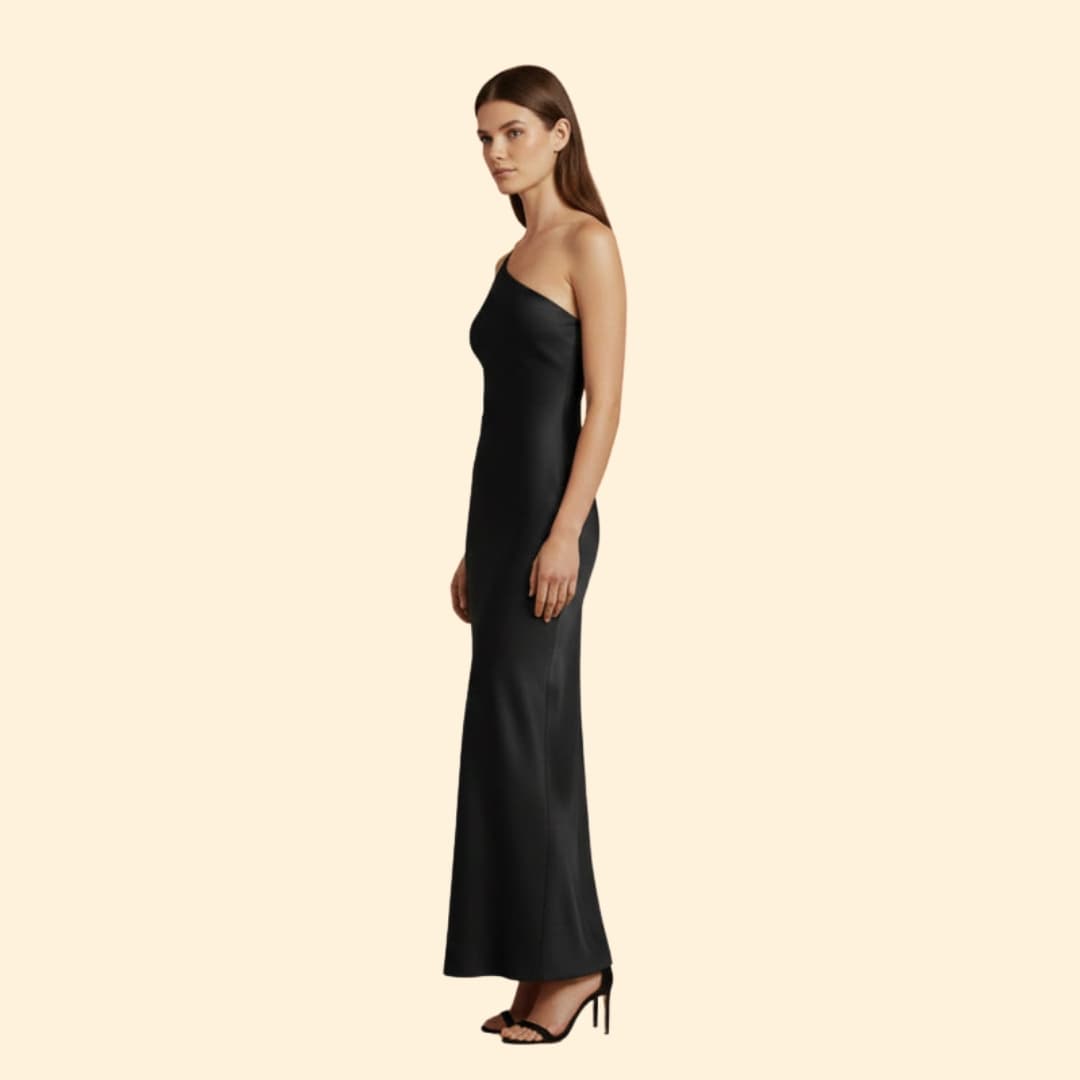 Women's Satin Slip Dress Side Slit