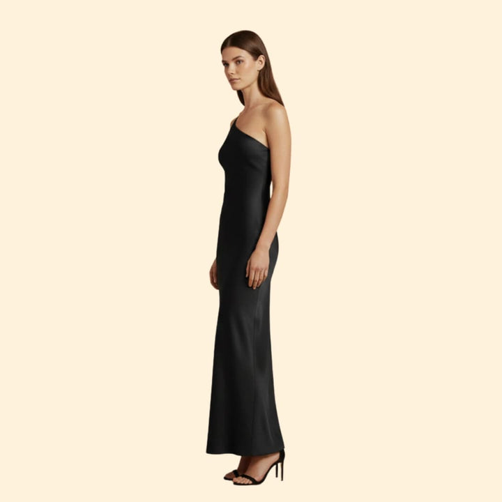 Women's Satin Slip Dress Side Slit