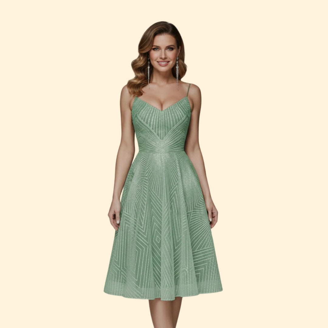 Women’s Sequin Dress with Spaghetti Straps