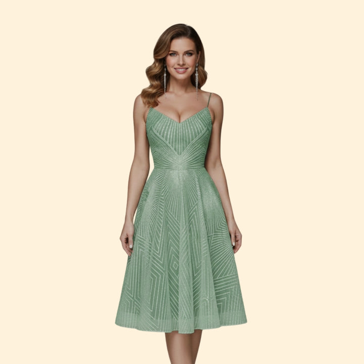 Women’s Sequin Dress with Spaghetti Straps