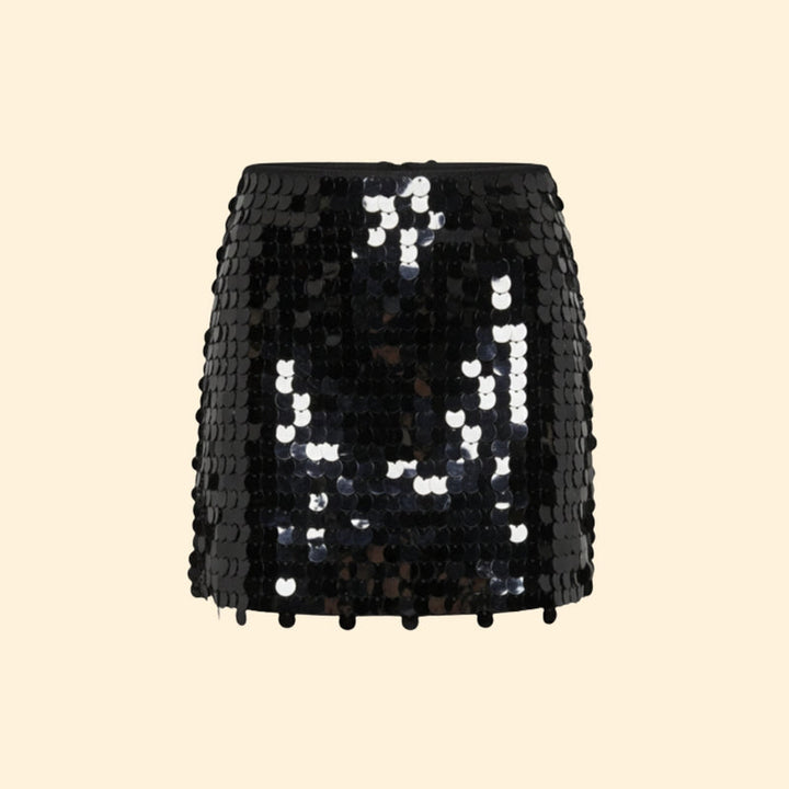 Women’s Sequin Skirt with Elastic Waist