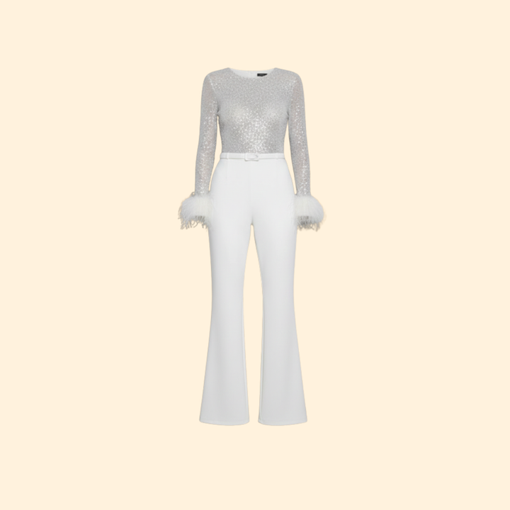 Women’s Chic Jumpsuit with Flared Pants