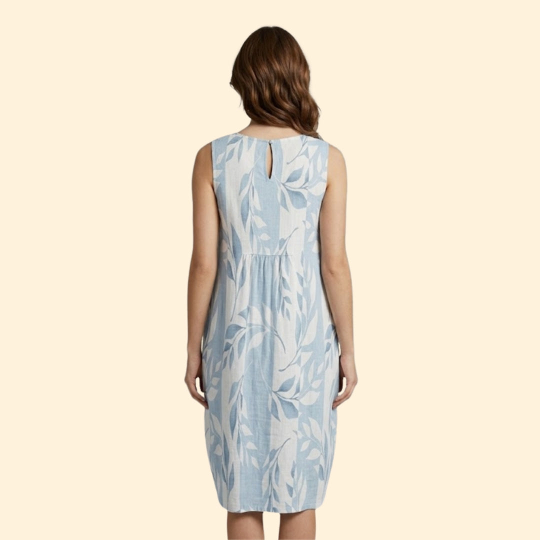 Women’s Shift Dress with Round Neckline