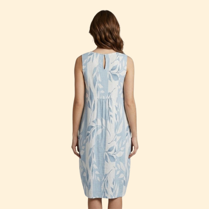 Women’s Shift Dress with Round Neckline