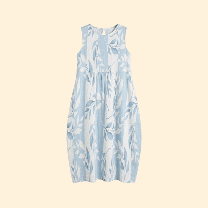 Women’s Shift Dress with Round Neckline