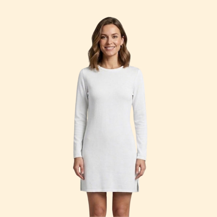 Women’s Shift Dress with Side Slit Detail