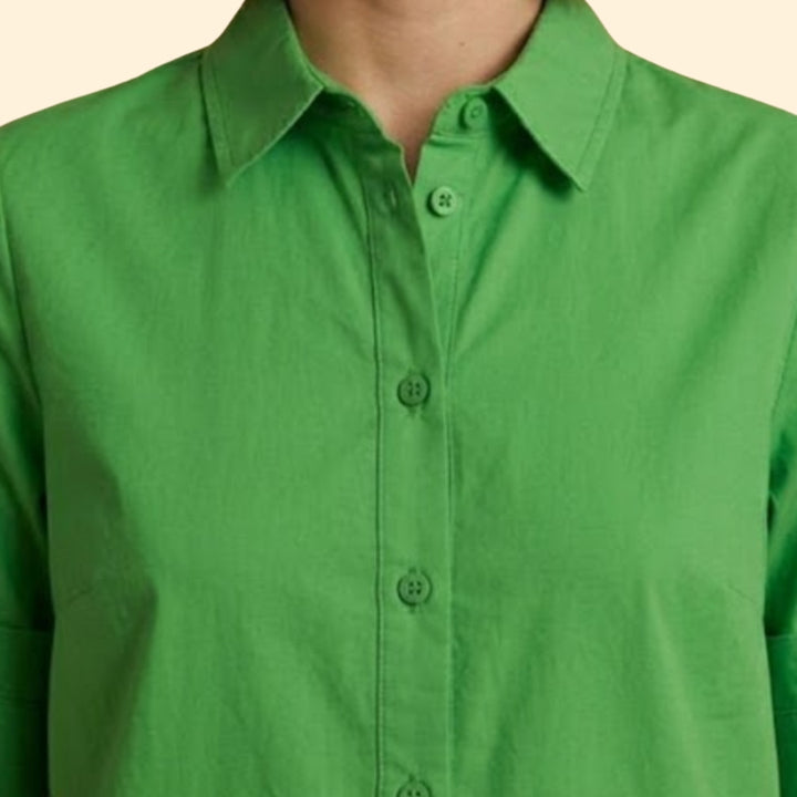Women’s Shirt Dress with Button-Down Front