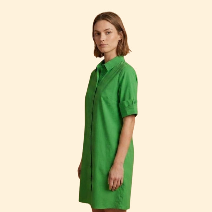 Women’s Shirt Dress with Button-Down Front