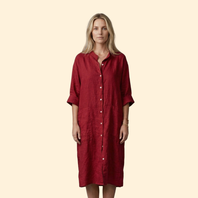 Women’s Shirt Dress with Front Buttons
