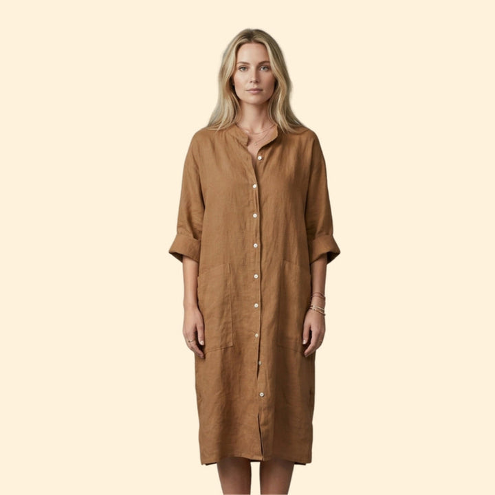 Women’s Shirt Dress with Front Buttons