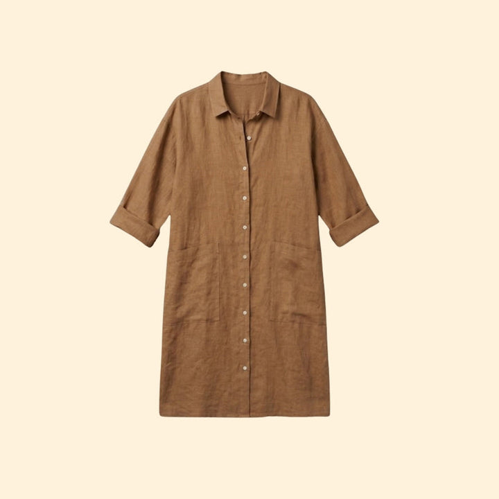 Women’s Shirt Dress with Front Buttons