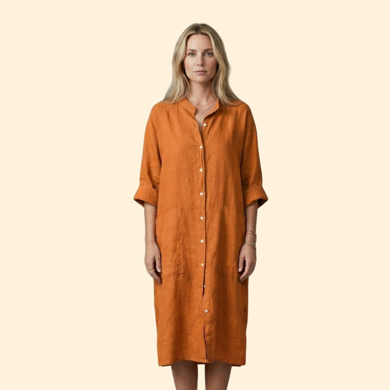 Women’s Shirt Dress with Front Buttons